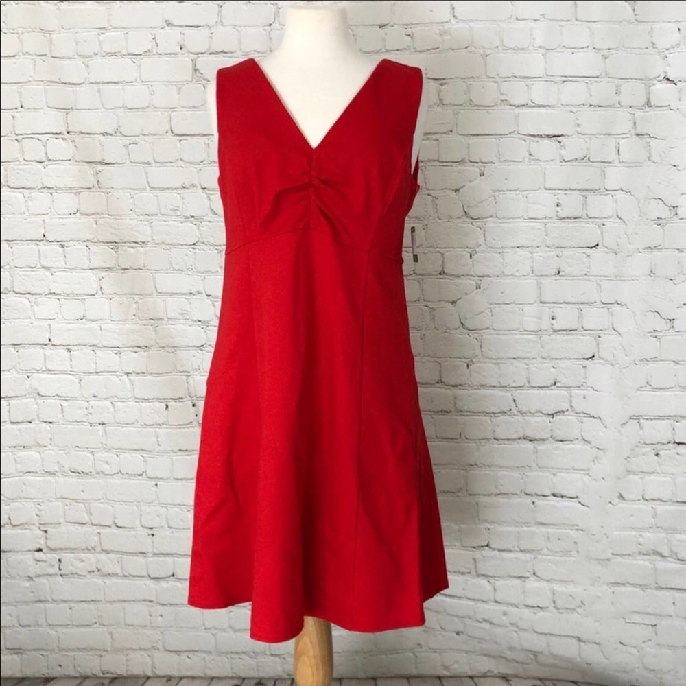 Kate Spade Dress Fit and Flare Red Size 10 NWT